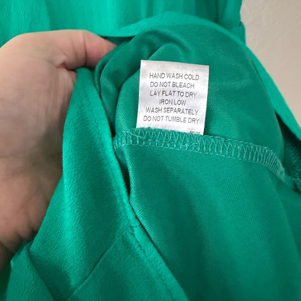 superdown Green Karen Wrap Romper Women’s Size Small - Picture 8 of 15